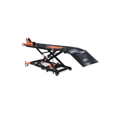 1000LB Moto Lift: Extra-Long Ramp, 450kg Capacity for Repair/Clubs/Racing/Modification