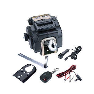 12V Boat Winch: 3500LBS Pull, 36Ft Cable for Vessel Hauling/Anchoring/Dock