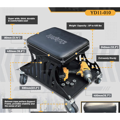 Workshop Durable Seat, 400LBS Capacity, Easy Movement