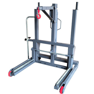 500KG Heavy Duty Wheel Hub Lifter Foot Operated with Dual Rollers for Garage Lift