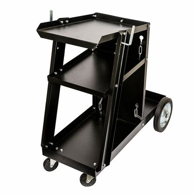 Welding Cart 100 LBS 3 Shelves Automobile Workshop Tools Equipment
