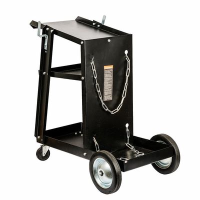 Welding Cart 100 LBS 3 Shelves Automobile Workshop Tools Equipment