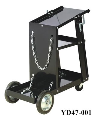 Welding Cart 100 LBS 3 Shelves Automobile Workshop Tools Equipment